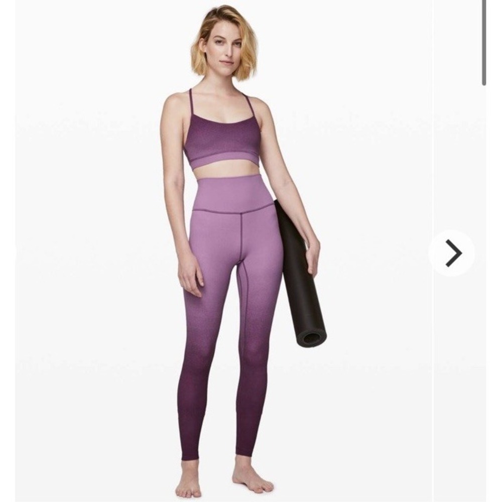 Lululemon Align High Rise Spray Ombre Leggings 28" Size 4 Nulu RARE